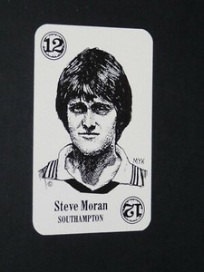 1981-1982 BIG LEAGUE FOOTBALL CARD STEVE MORAN SOUTHAMPTON SAINTS ENGLAND