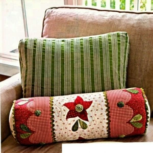 Almohada enrollable rosa patrón de edredón piezas/aplicación JF - Imagen 1 de 1