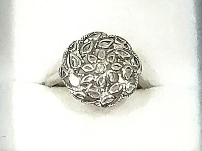 Polki Diamond ring in Platinum over 925 Sterling Silver 1.00 cts sz 9  - Image 1 of 4