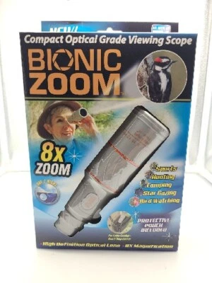 New in Box "Bionic Zoom" Compact Optical-Grade Viewing Scope w/8x Magnification  - Image 1 of 4
