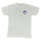 Vintage Hanes Single Stitch T-Shirt Graphic Print 90s USA White Mens Large