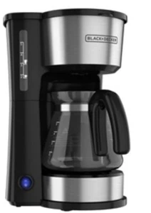 BLACK+DECKER 4-in-1 5-Cup Coffee Station Coffeemaker - Black Stainless Steel - Picture 1 of 8