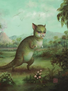 Mab Graves "Dinokit Rex" image: Frame it in an 8x10 frame - Picture 1 of 2