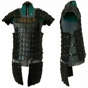 Medieval Viking Leather Armor Leather Lamellar Scale Armour Breastplate