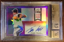 2014 Leaf Metal Draft SP Auto #SPTK1 Tyler Kolek RC BGS 9.5 #'d 01/10!