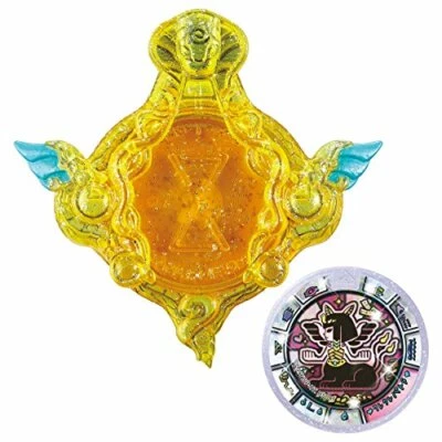 Bandai Yokai Watch Treasure Yo-kai Emblem & Kaseki Medal Set 01 Cressle Patra - Image 1 of 4