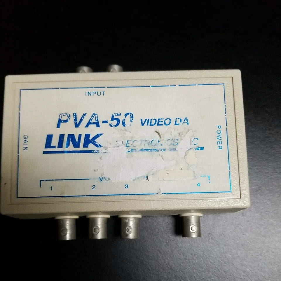 Link Electronics PVA-50 Video Distribution Amplifier - Image 1 of 4