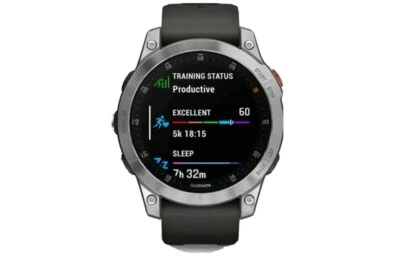 Garmin EPIX GEN 2 Silicone Slate Steel Touchscreen 47mm 010-02582-01 - Image 1 of 4