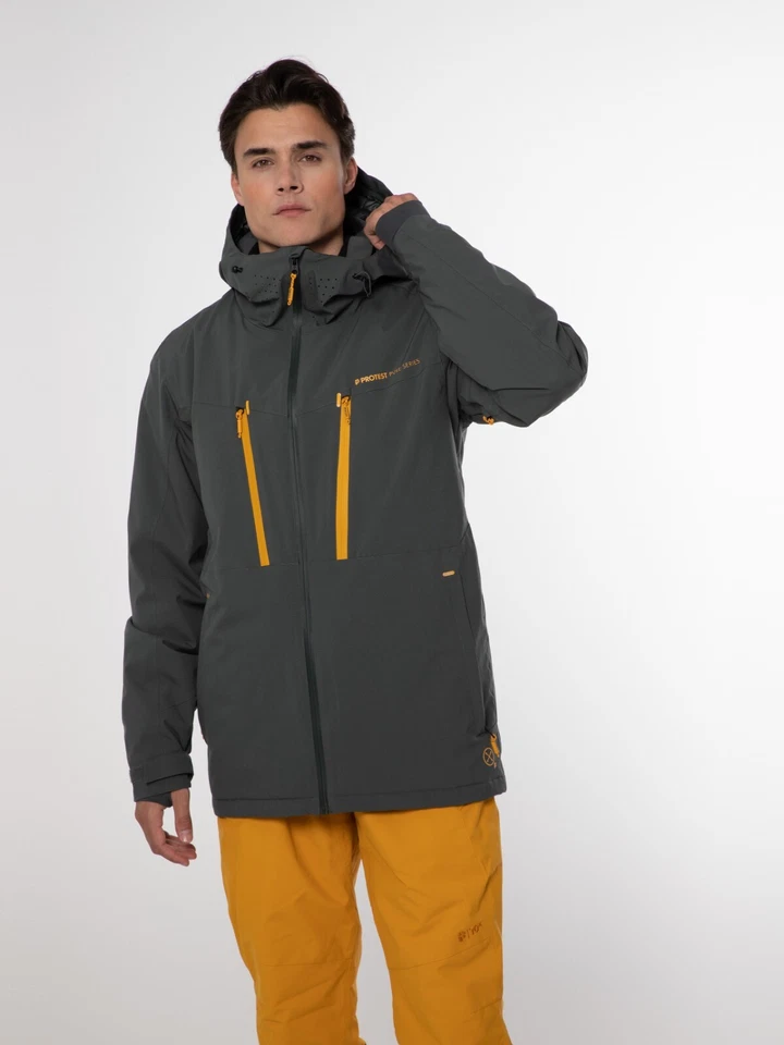 Protest Timo Herren Schnee Ski Snowboard Jacke Hunter Grün UK Verkäufer - Bild 1 von 4