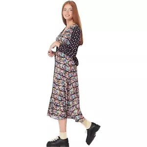 Cath Kidston x Care Bears Believe Button Through Tea Midi Dress NWT Size 10 - Picture 1 of 10