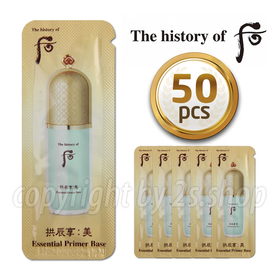 The History of Whoo Gongjinhyang Mi Essential Primer Base 1ml x 50pcs  - Image 1 of 1