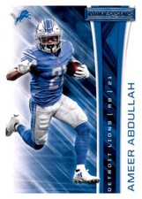 2016 Rookies & Stars Ameer Abdullah NFL PWE Base Card Lions #128