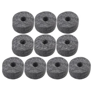 250x Felt Washers Cymbal Black Stand Replacement for Drum Set 4x1.5cm - Picture 1 of 9
