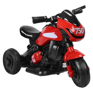 Kids Tricycle, Kids Motorcycle Ride-on Car Toy,3-Wheel Battery Powered Motorbike - Picture 1 of 15