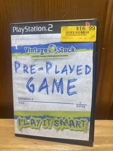 Grandia II (Sony PlayStation 2, 2002) Loose Disc Has Slight Ring Around It - Picture 1 of 3