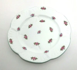 Shelley England Fine Bone Salad Dessert Plate Dainty Rosebud Dainty 8" Diameter - Picture 1 of 2