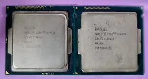 2 x Intel Core i5-4670 SR14D 3.4 GHz Quad-Core 6MB FCLGA1150 84W CPU Processor - Picture 1 of 2