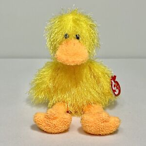 Ty Punkies Collection Splash Duck Yellow Orange Plush Stuffed 2002 Vintage