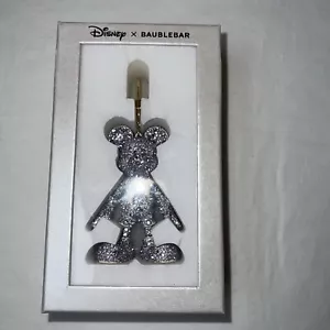BAUBLEBAR x Disney Mickey Mouse Bag Charm Crystal Purple Fob Key Chain - Picture 1 of 3