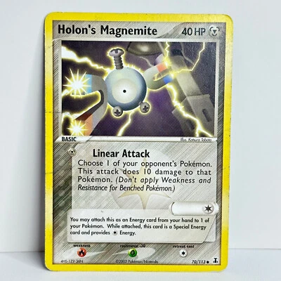 Holon's Magnemite 70/113 EX Delta Species Regular Pokémon TCG 2005 MP - Image 1 of 2