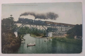 Southern Pacific Flyer Eisenbahnbock CAPITOLA California Antik Santa Cruz - Bild 1 von 3