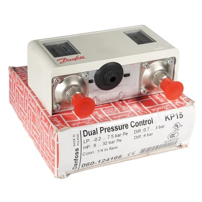 1PC 060-124166 Danfoss Pressure Controller Relay - Image 1 of 2