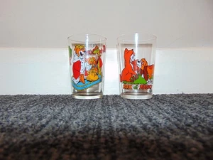 Disney Der Fuchs und der Hund & Robin Hood Französische Brille - sehr guter Zustand - 10cm - Bild 1 von 13