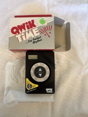 Metrónomo electrónico de cuarzo Qwik Time 200 velocidades diferentes excelente estado Foto 1 de 2