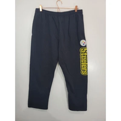 NFL Pittsburgh Steelers Pantalones deportivos negros XL XLG Ropa de equipo para hombre Foto 1 de 4