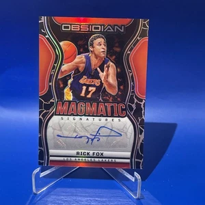 2024-25 Panini Obsidian Rick Fox Magmatic Signatures Auto /149 Los Angeles Laker - Picture 1 of 2