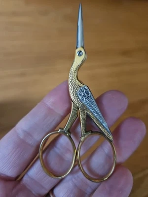 Vintage Stork Scissors 3.5 Inch, German Solingen  - Image 1 of 4