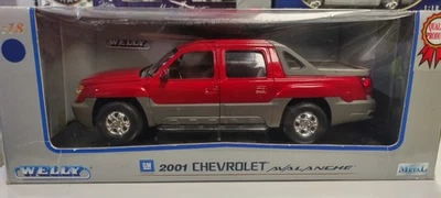 1/18 scale diecast GM 2002 Chevrolet Avalanche by Welly . - Image 1 of 4