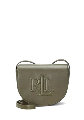 Lauren Ralph Lauren Leather Medium Witley Crossbody Bag  Green $275 - Image 1 of 4