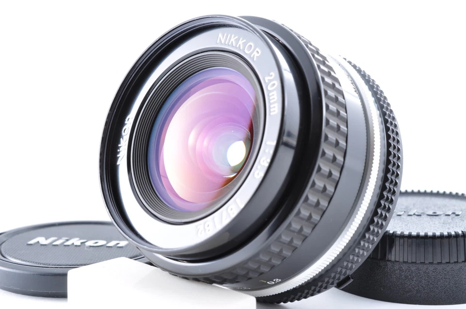 Nikon Ai-S NIKKOR 20mm f/3.5 [Near MINT] MF Wide Angle Lens F Mount Japan #0065 - Image 1 of 4