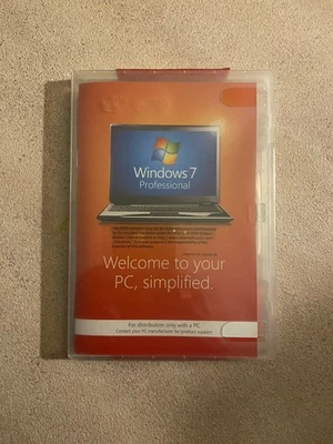 Microsoft Windows 7 Professional 64 bit x64 Full English DVD MS WIN=NEW SEALED= - Image 1 of 4