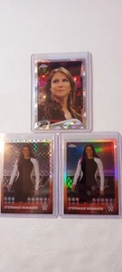 Stephanie McMahon Topps Chrome WWE Refractor,X-refractor And Cracked Ice Cards🔥 - Picture 1 of 5