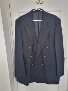 St Michael's Navy Wool Blend Blazer 46" Chest | 117cm  *Read - Picture 1 of 8