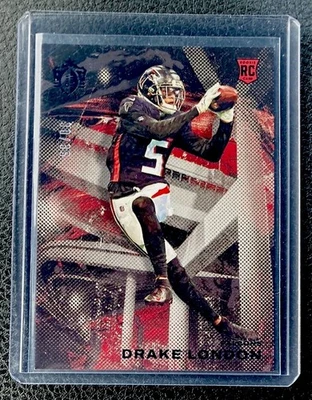 2022 Panini Chronicles Drake London #GK-6 Rookie Gridiron Kings Black /35 - Image 1 of 2