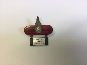 10th Anniversary London Rally Enamel Badge - Picture 1 of 2