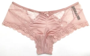 SOLD OUT! NWT*Victoria's Secret SEXY FLORAL*MESH CHEEKY PANTY---PINK---XL/XG - Bild 1 von 4