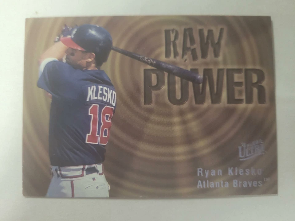 1996 Fleer Ultra ~ Raw Power #597 Ryan Klesko ~ Single ~ Baseball Trading Card - Image 1 of 1