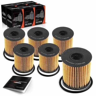 6x Filtro de aceite de motor para Metropolitan Serie B Mini Cooper Paceman Cooper 10K Foto 1 de 4