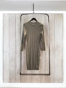 Cotton On Tan Long Sleeve Dress Size M (10/12) #0023# - Picture 1 of 3