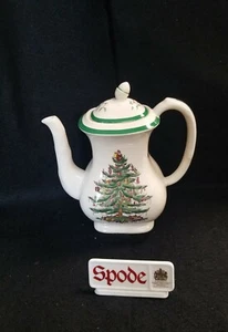 Spode Christmas Tree Coffee Pot Made In England - Picture 1 of 8