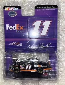 2007 Denny Hamlin Fedex Express Gen 4 NASCAR 1:64 Drivers Select Diecast SIGNED! - Picture 1 of 8