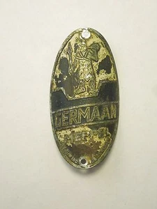 De colección Holland Germaan Mepple N.V. Rijw Inc, F&J.v. Insignia de cabeza de bicicleta Werven - Imagen 1 de 6
