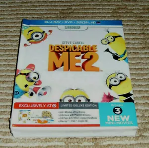 "Despicable Me 2" 2-Disc Blu-Ray/DVD/UV, Limited Deluxe Target Exclusive! New - Picture 1 of 2
