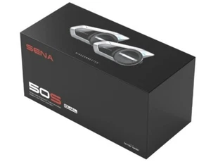 SISTEMA DE COMUNICACIÓN BLUETOOTH DOBLE MOTO SENA 50S CON INTERCOMUNICADOR DE MALLA - Imagen 1 de 2
