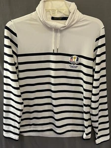 Polo Ralph Lauren Polo Golf Ryder Cup 2020 Damen M Pullover Navy/Weiß Gestreift - Bild 1 von 6