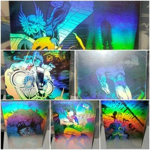 1993 Skybox DC Comics Cosmic Holograms Hall of Fame Lot Of 10 DCH11 to DCH16 - Picture 1 of 12